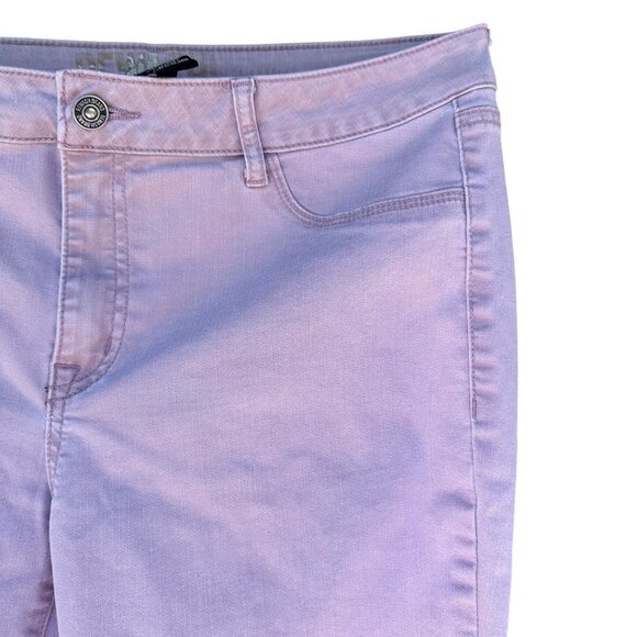 Rewash Mauve Jeggings Cut Off Crop AnkleLight Pink Jeans Size 11 - Picture 6 of 13